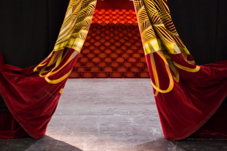 Close up of State Theatre Curtain - image by Mark Gambino