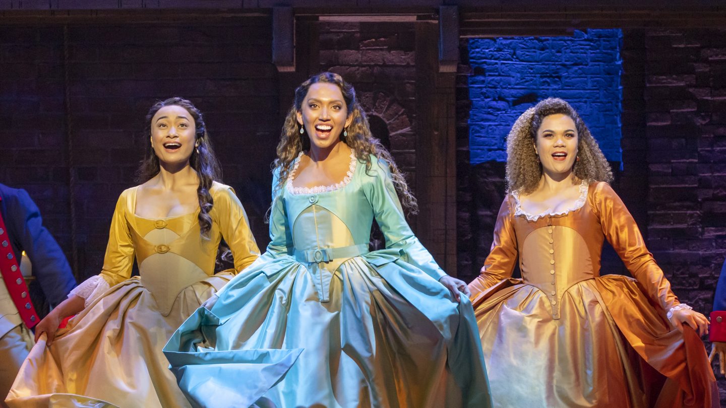 Elandrah Eramiha, Chloé Zuel and
Akina Edmonds in Hamilton, Australia.
Image by Daniel Boud